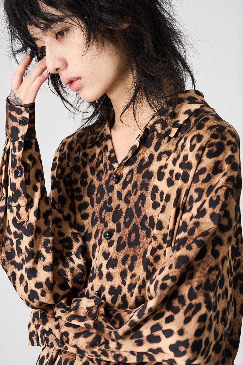 EPIC POETRY Leopard Cuban Shirt