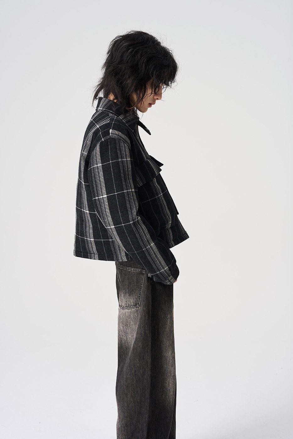 EPIC POETRY Plaid Puffer Jacket