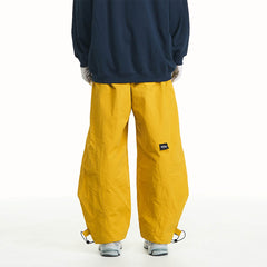 RELABEL Pleated Spliced Parachute Pants