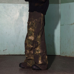 DND4DES Oil Stain Distressed Oversized Cargo