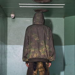 DND4DES Camouflage Graffiti Zip-Up Jacket