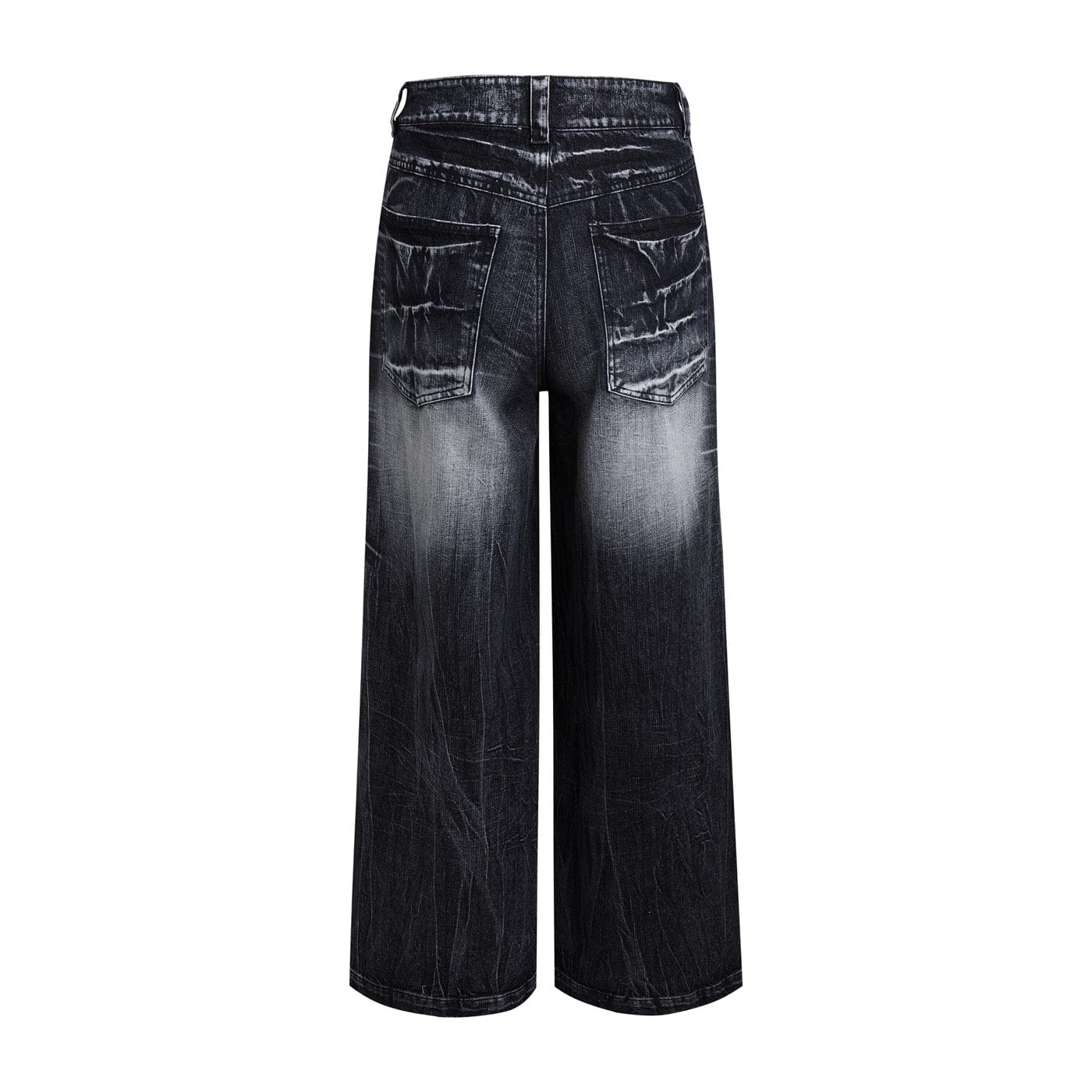 DND4DES Lighting Crease Washed Wide-Leg Jeans