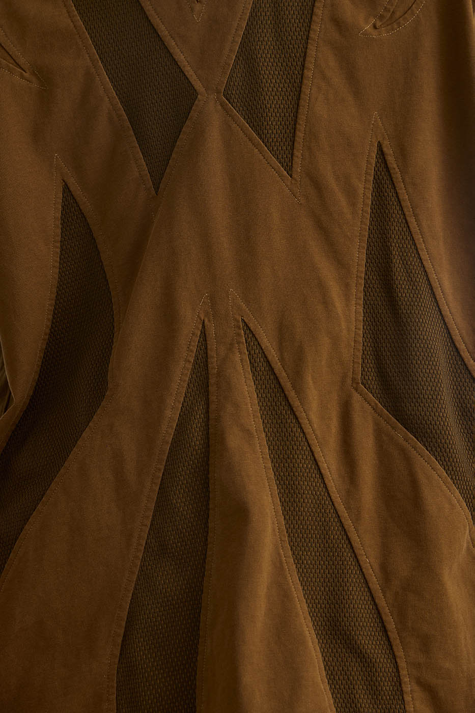 FLYERRER Deconstructed Spliced Strap Rivet T-Shirt