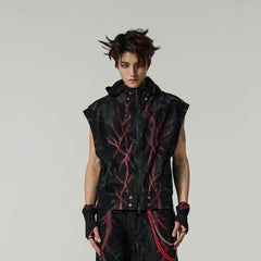 FLYERRER Blood Vessels Distressed Vest