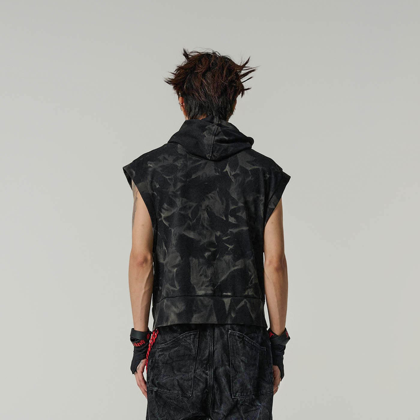 FLYERRER Blood Vessels Distressed Vest