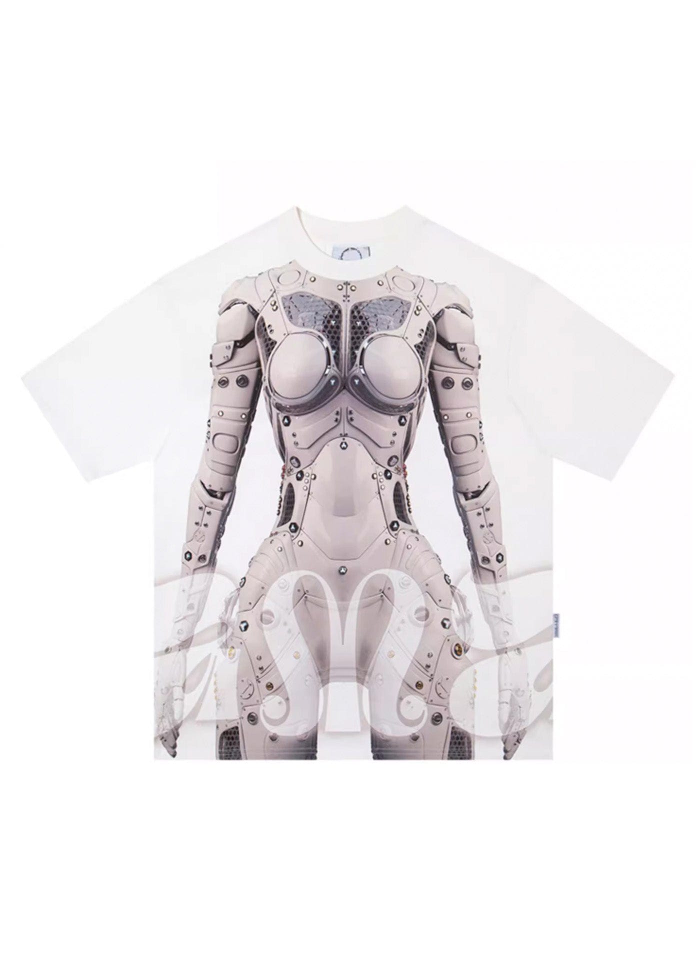 DAMAGE ASIA Ex Machina Graphics Oversized T-Shirt