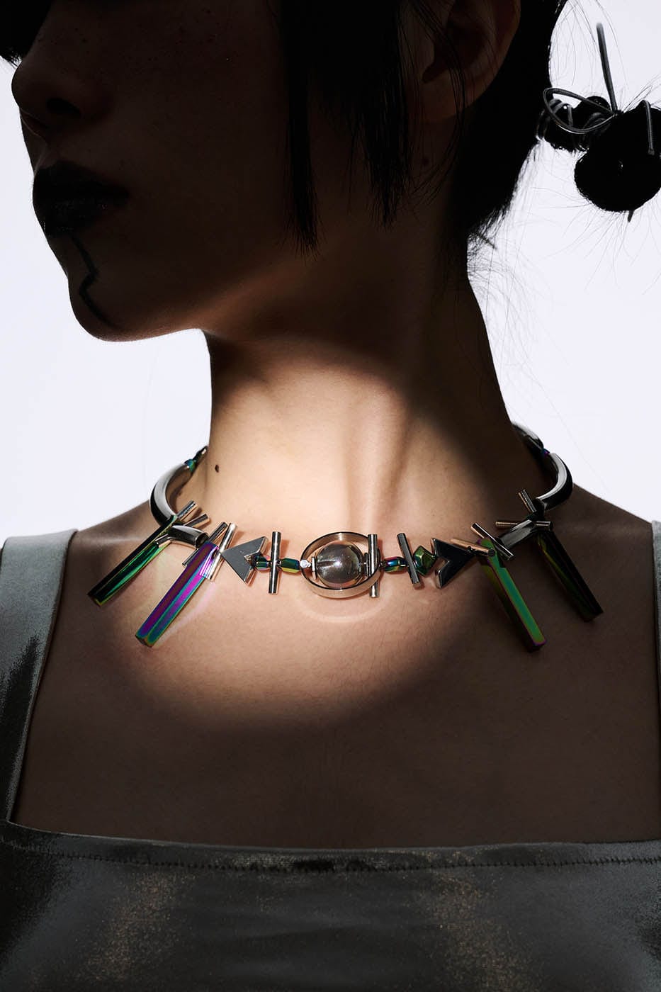 ILLUSORY Geometrical Planetary Beaded Necklace