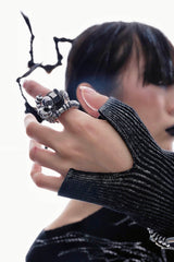 ILLUSORY Wrapped Beaded Mech Ring