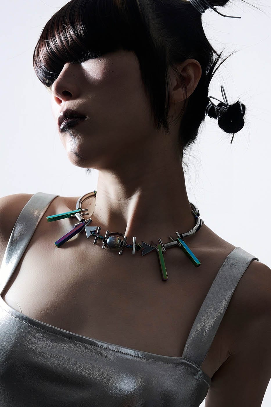 ILLUSORY Geometrical Planetary Beaded Necklace