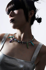 ILLUSORY Geometrical Planetary Beaded Necklace