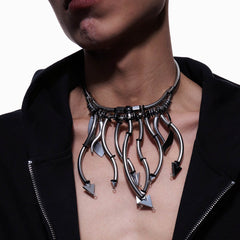 ILLUSORY Mechanical Multi-Arrow Necklace