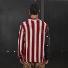 DND4DES American Flag Knitted Shirt