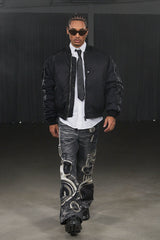 DND4DES Sound System Straight-Leg Pants Black