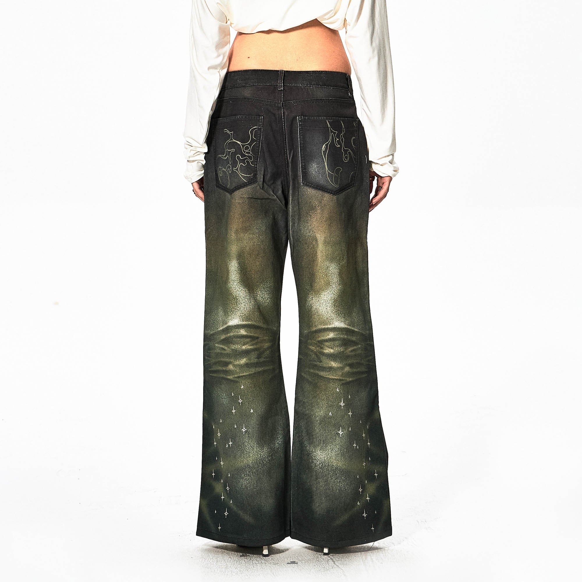 DND4DES Stardust Acid-Washed Jeans