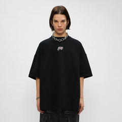 OVDY Wing Embroidered Patch Oversized T-Shirt