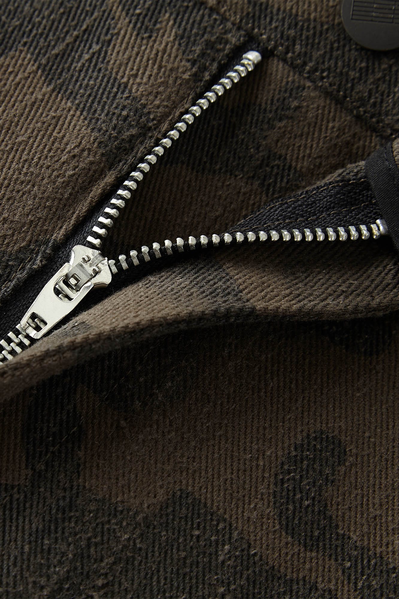 BONELESS Frayed Double-Knee Camo Cargo Shorts