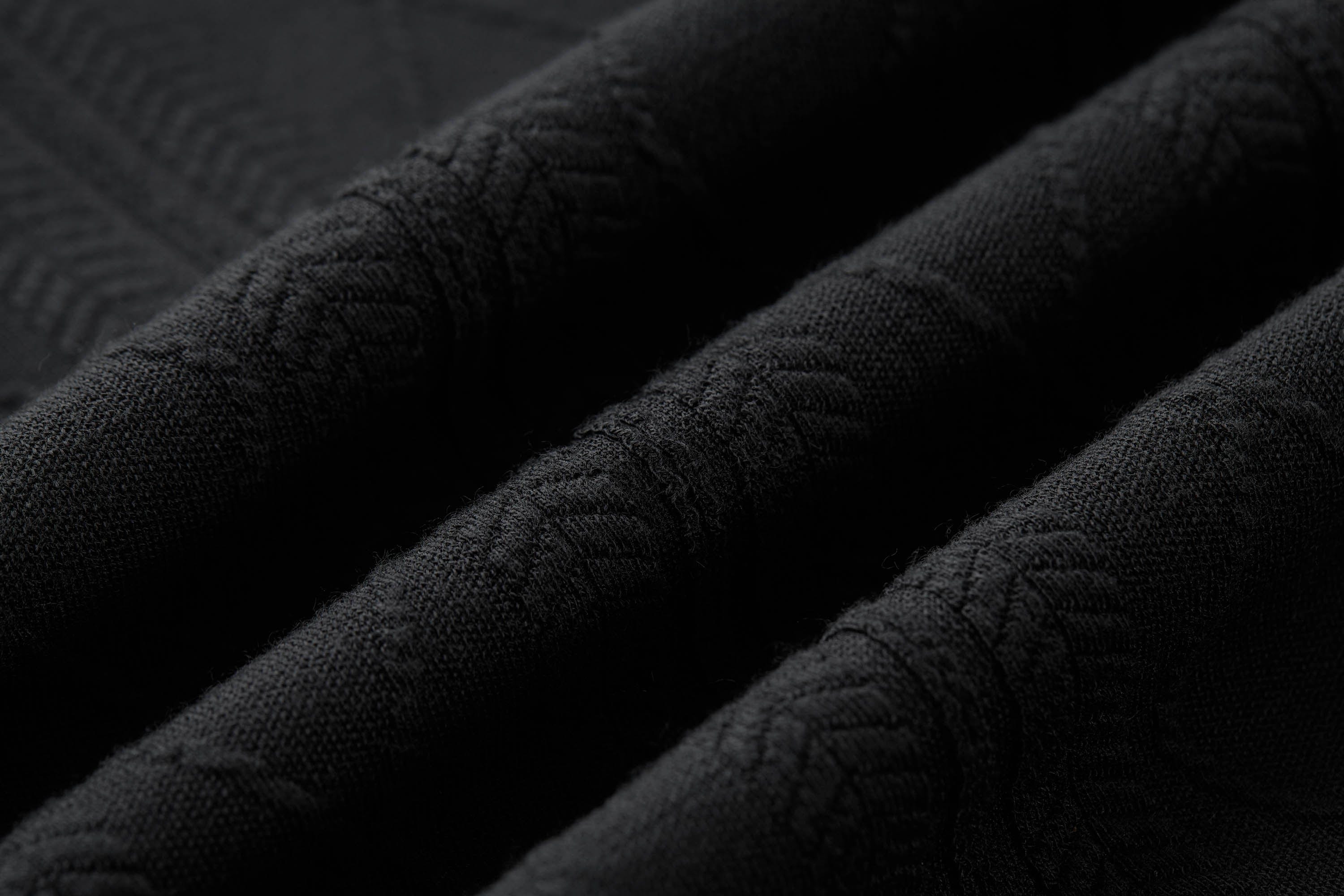 BONELESS Jacquard Contrast Paneled Hooded Jacket