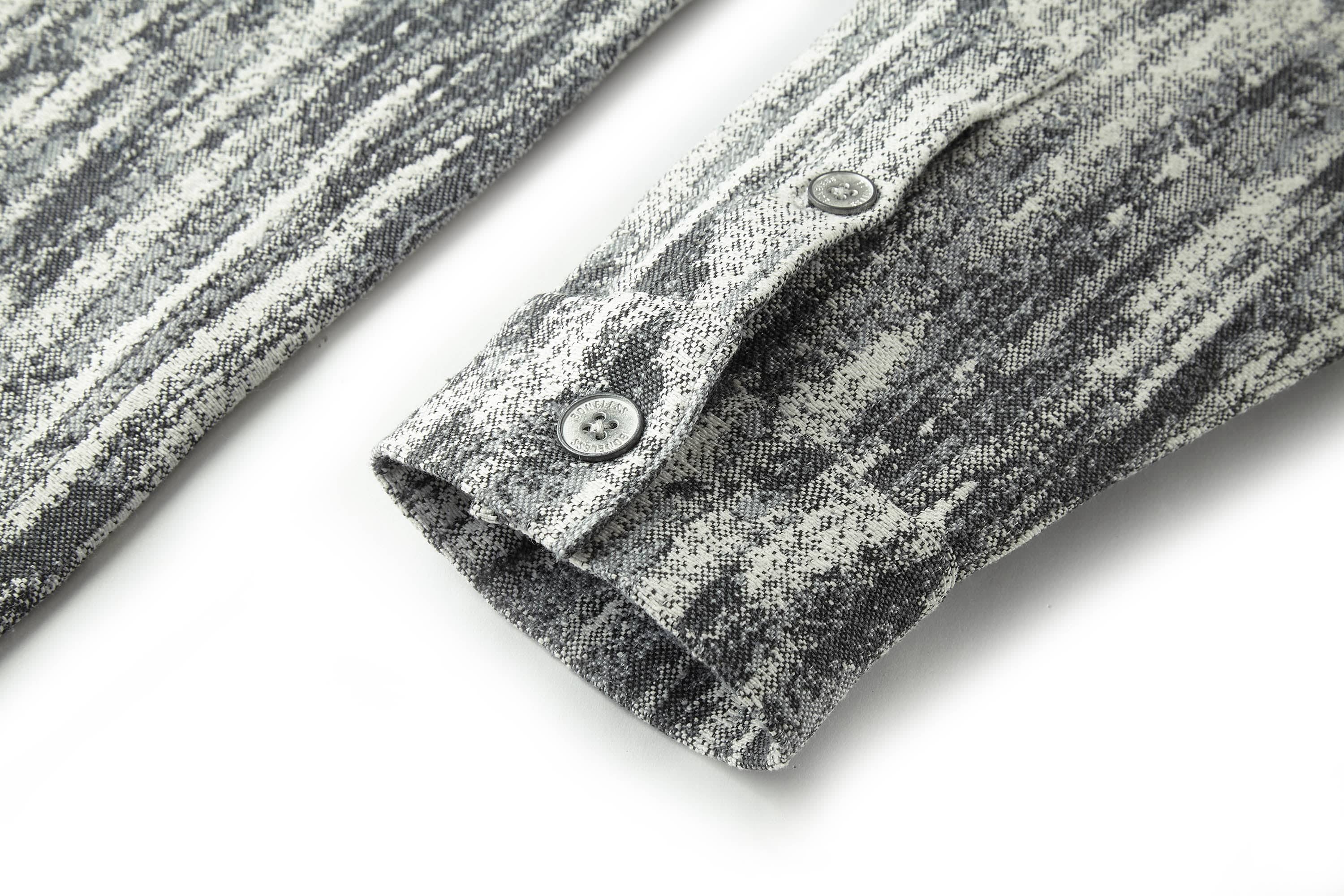 BONELESS Jacquard Button-Up Utility Jacket