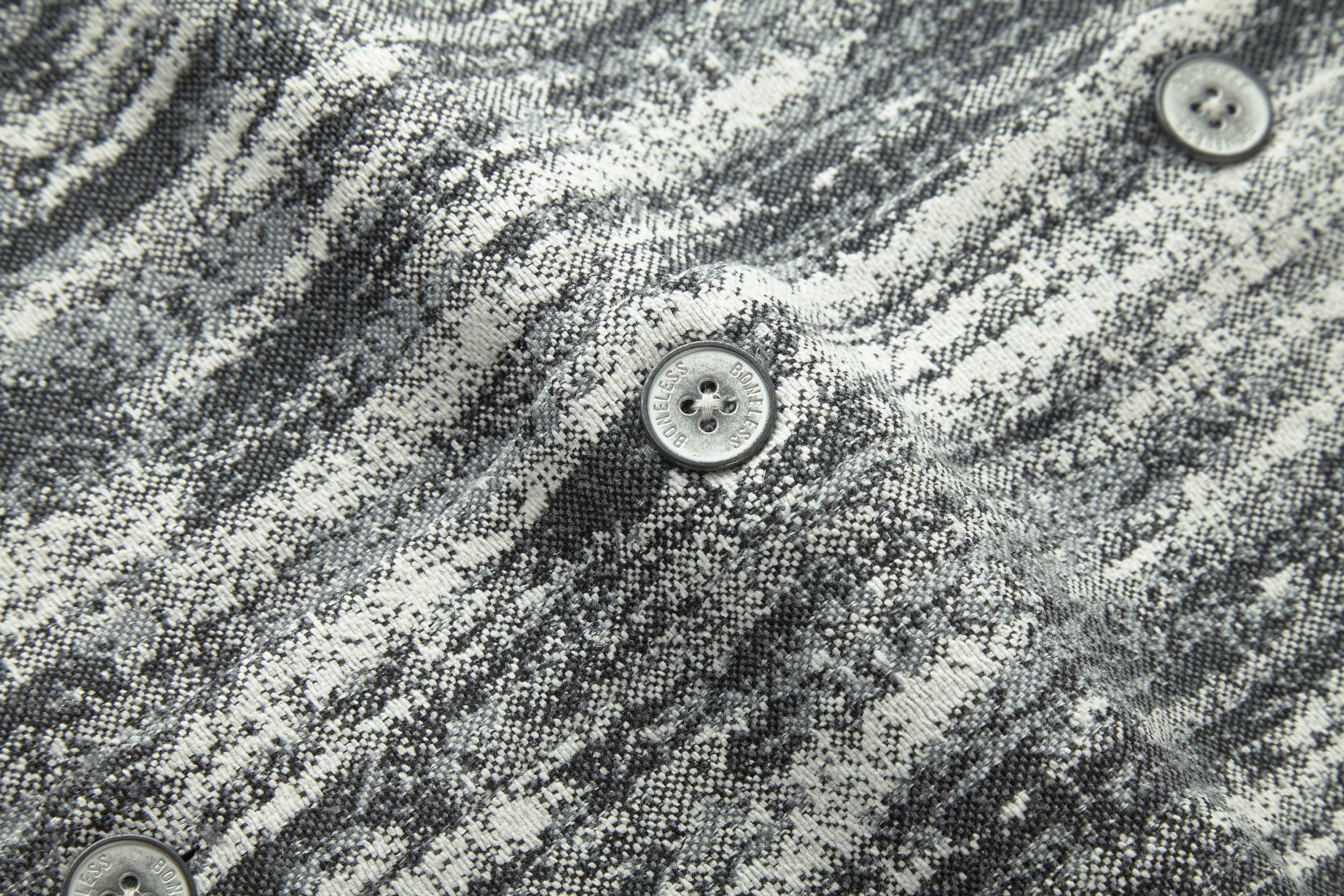 BONELESS Jacquard Button-Up Utility Jacket