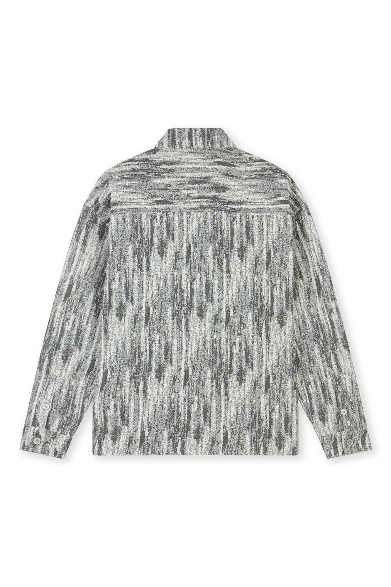 BONELESS Jacquard Button-Up Utility Jacket