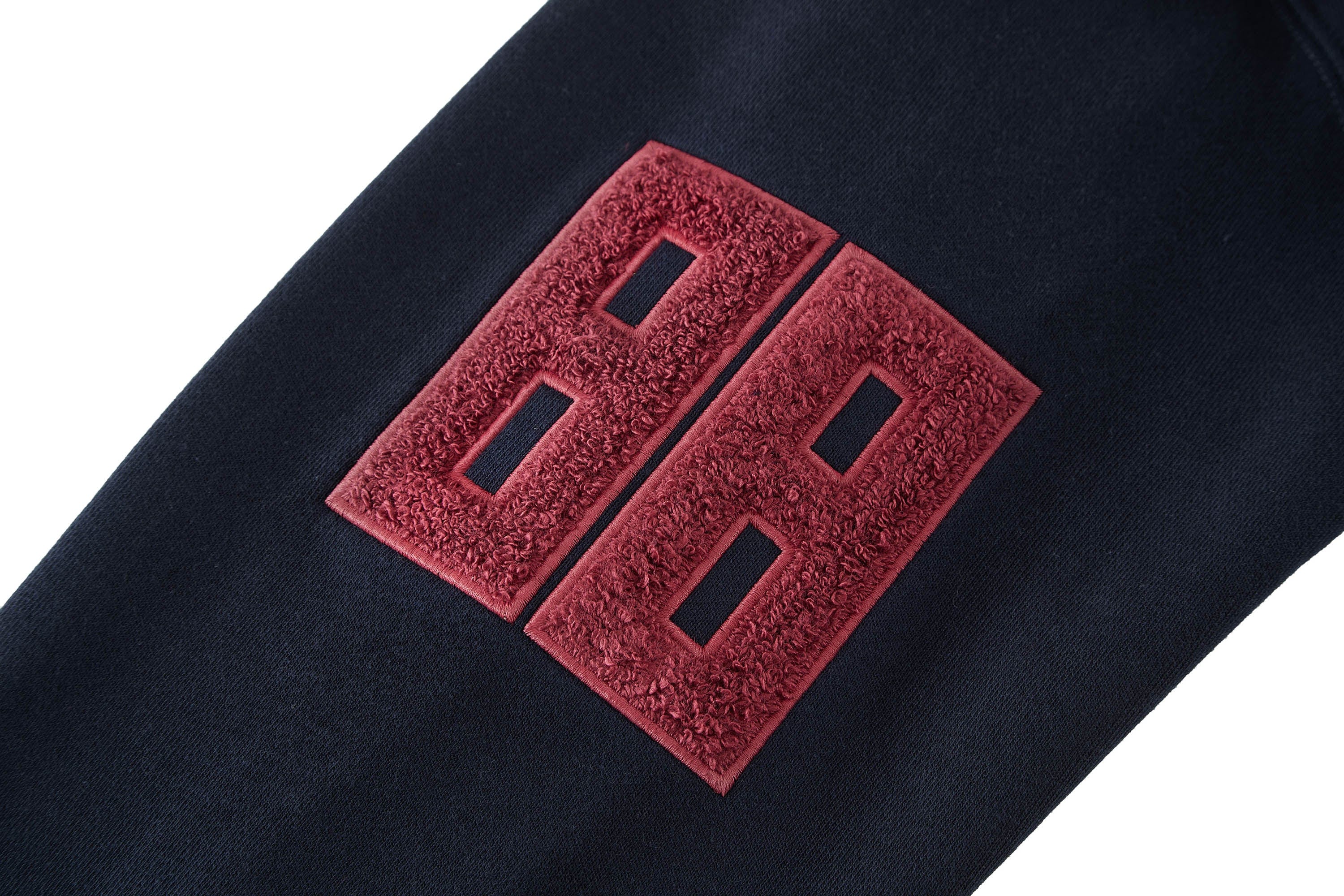BONELESS Embroidered Cropped Hooded Jacket