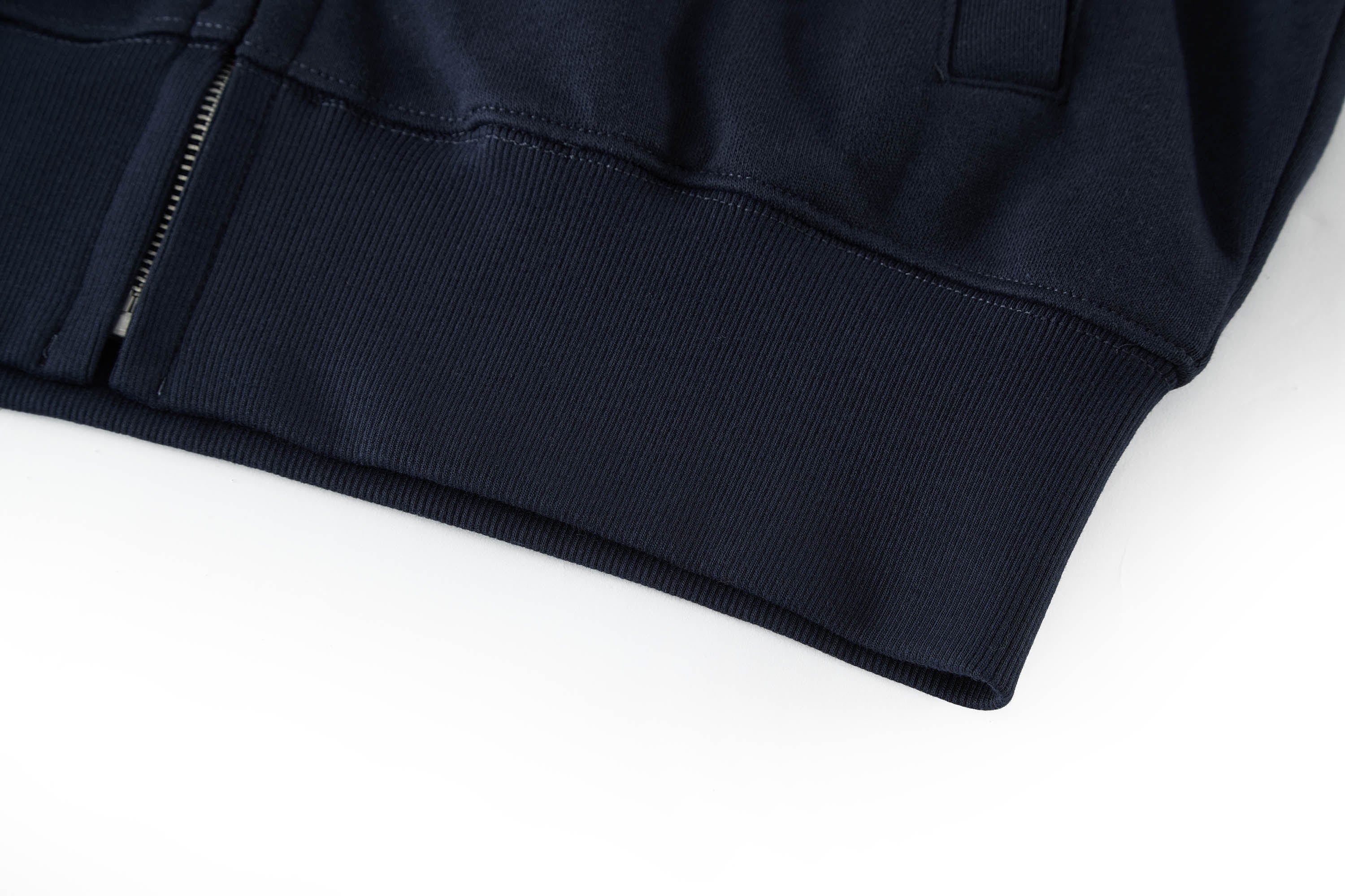 BONELESS Embroidered Cropped Hooded Jacket