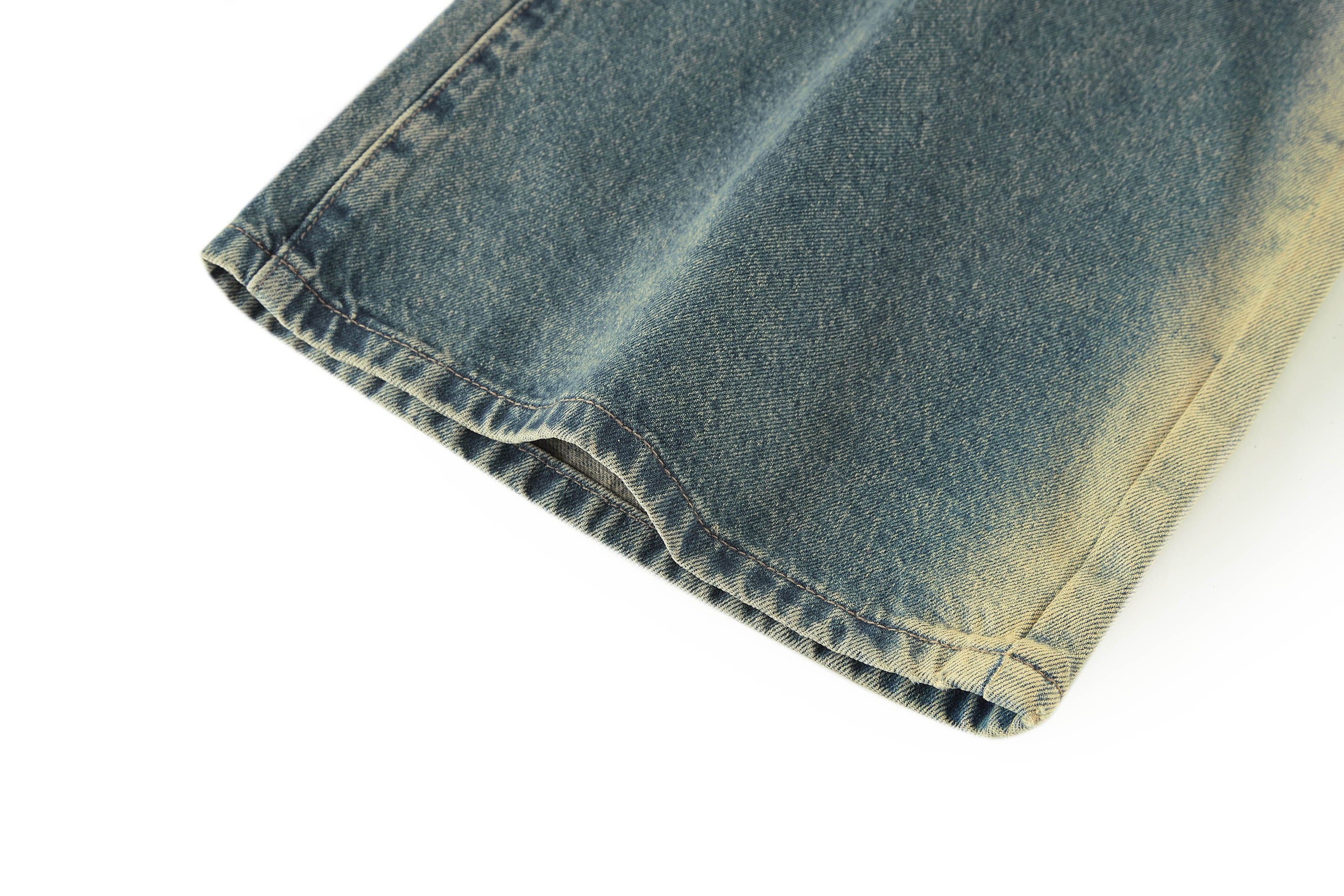 BONELESS Contrast Washed Jeans