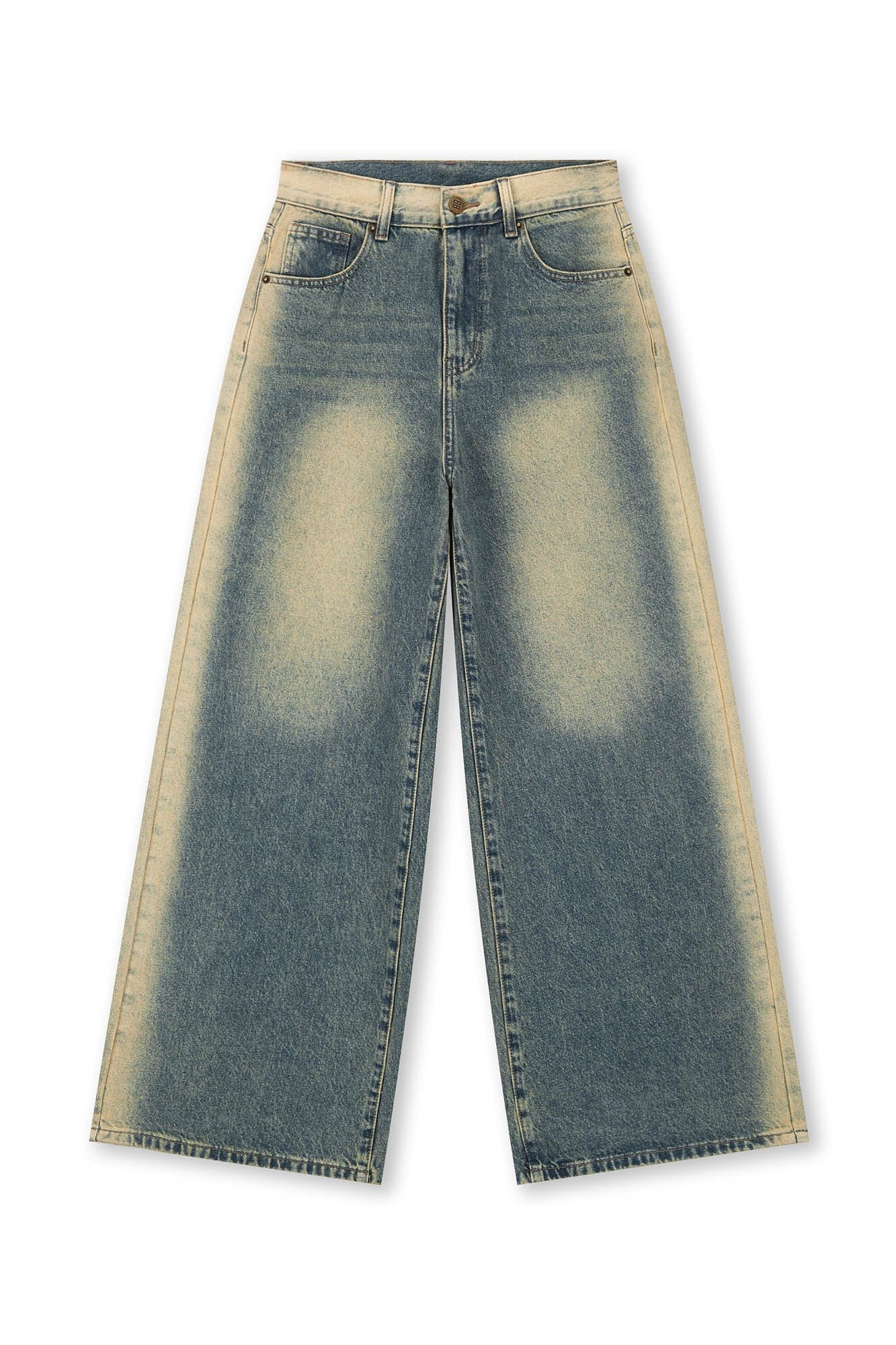 BONELESS Contrast Washed Jeans