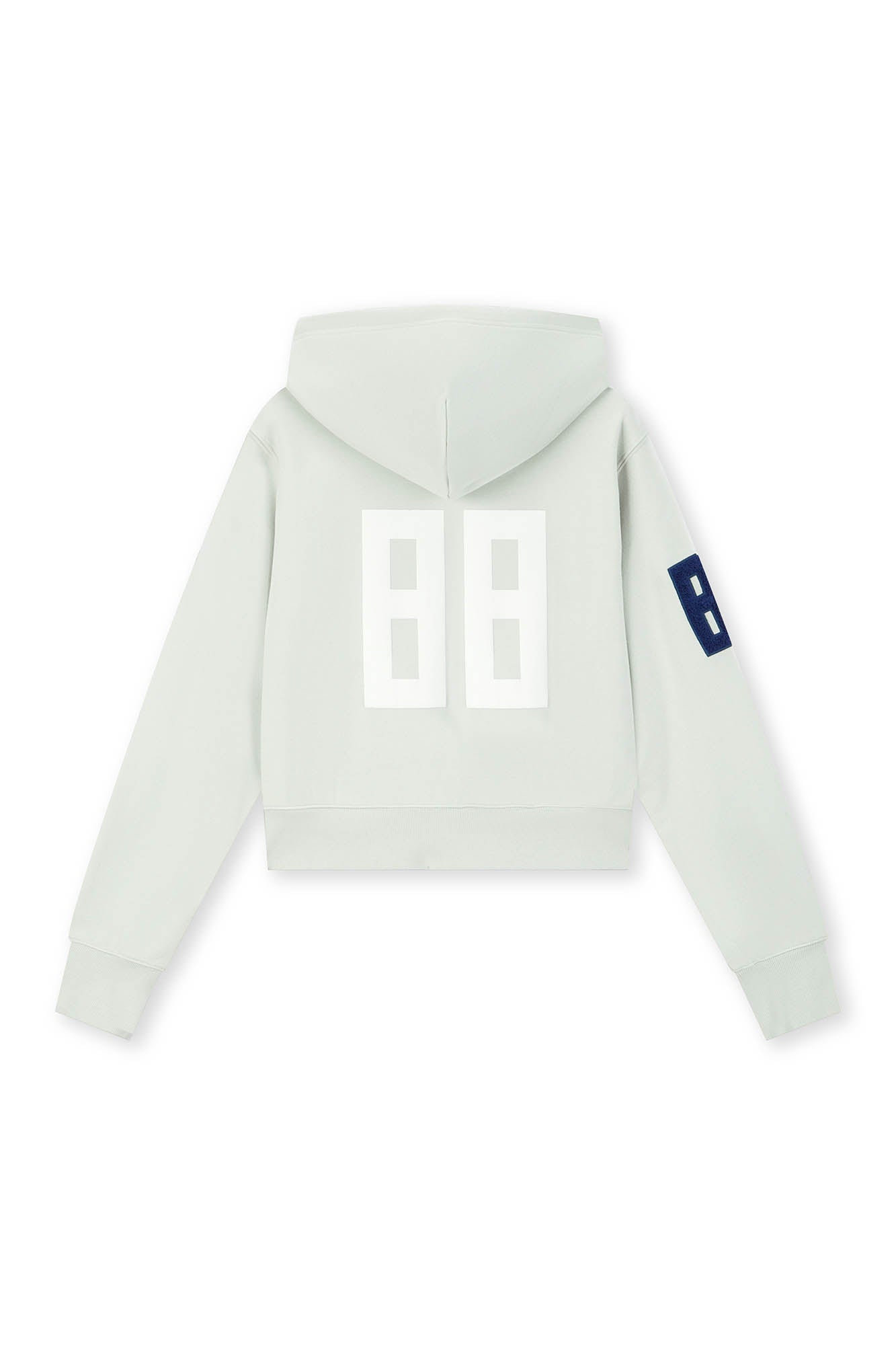 BONELESS Embroidered Cropped Hooded Jacket