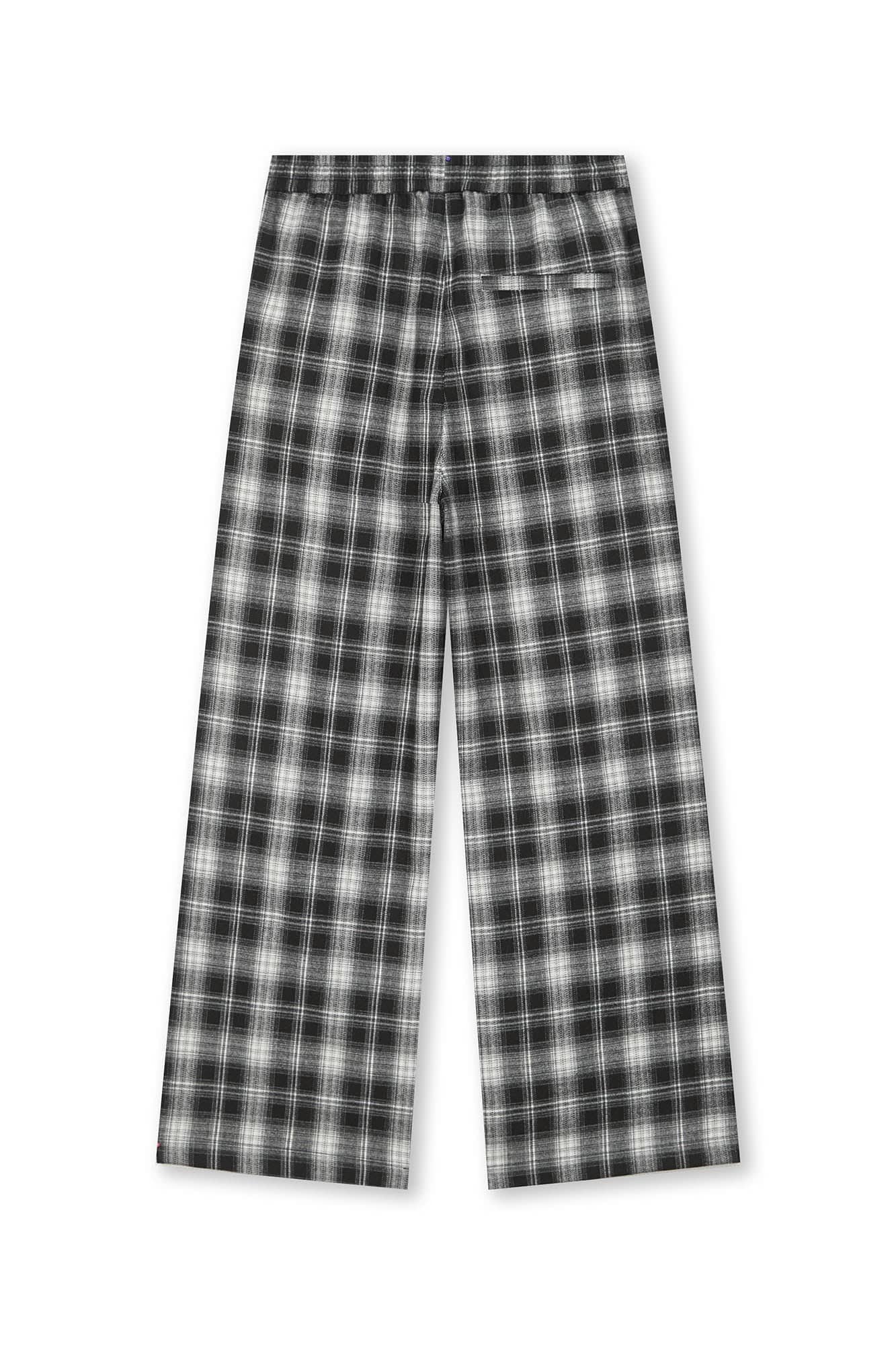 BONELESS Essential Plaid Drawstring Pants