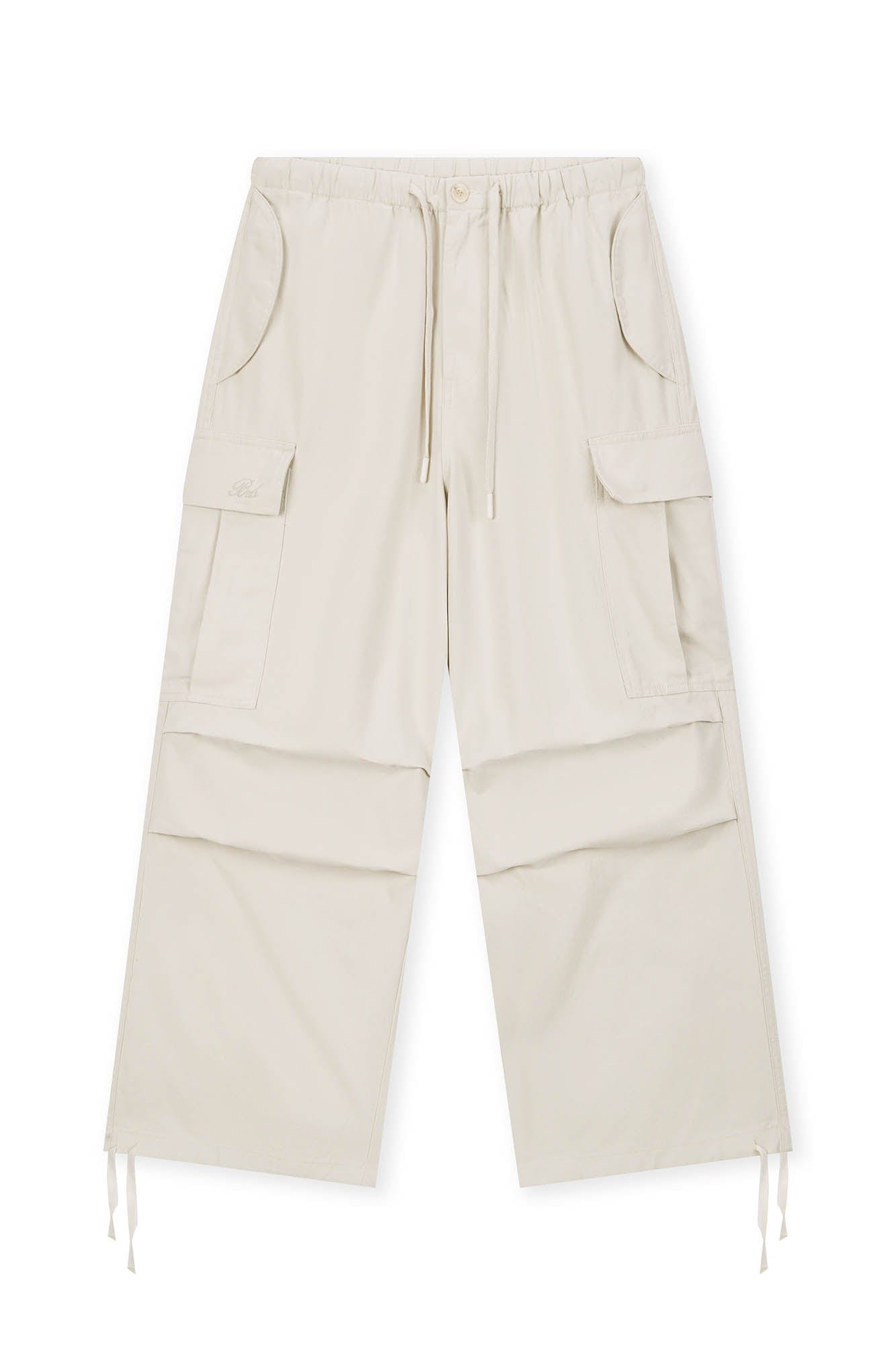BONELESS Pleated Big Pocket Drawstring Cargo
