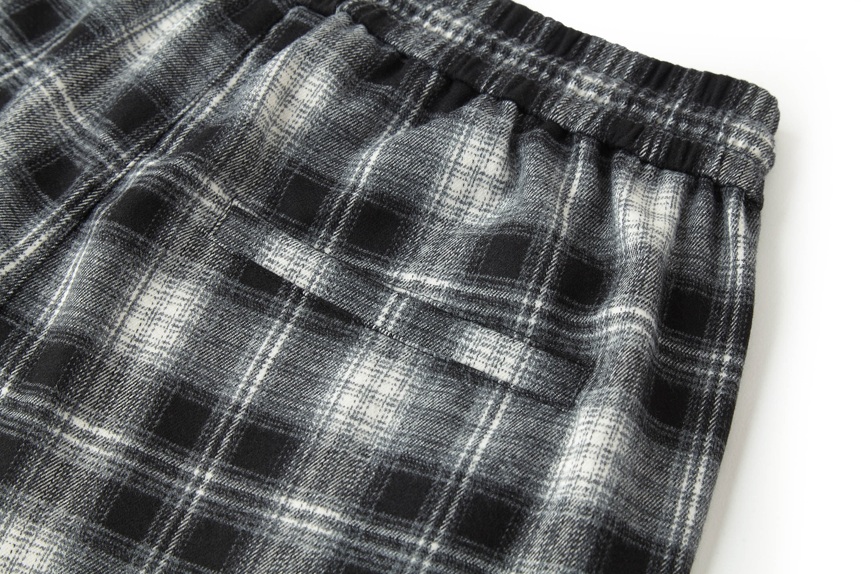 BONELESS Essential Plaid Drawstring Pants