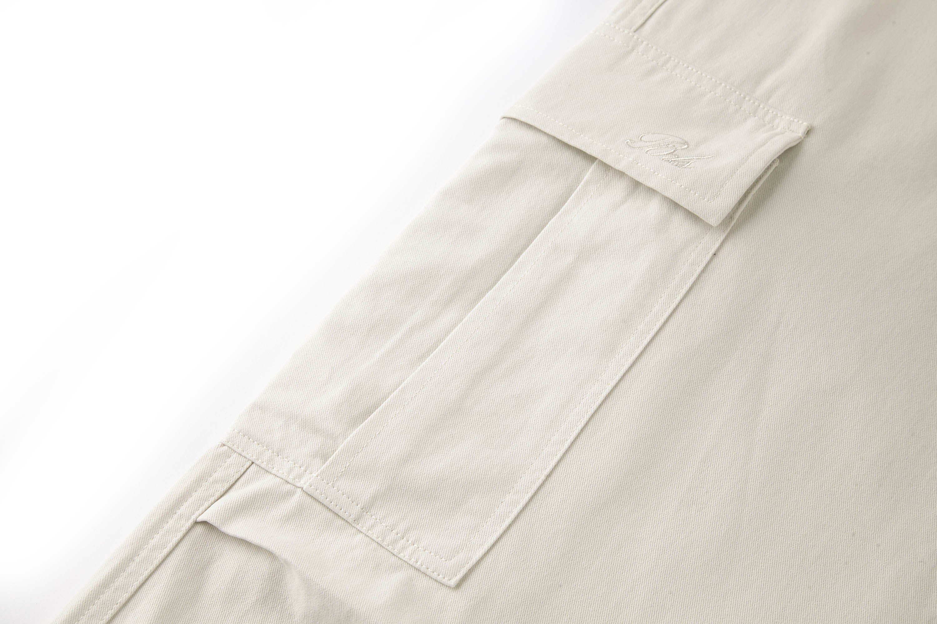 BONELESS Pleated Big Pocket Drawstring Cargo