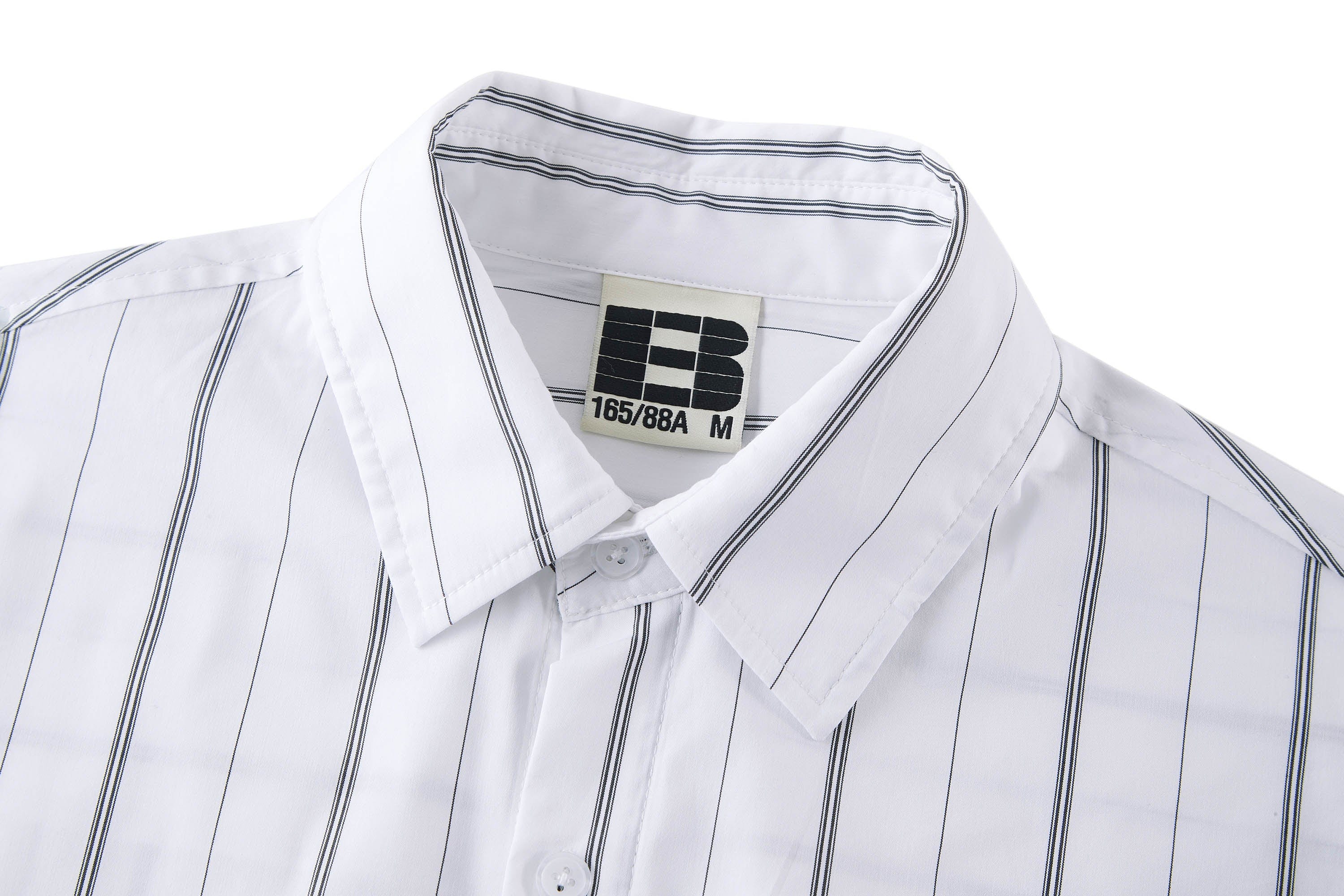 BONELESS Varsity Stripe Badge Shirt