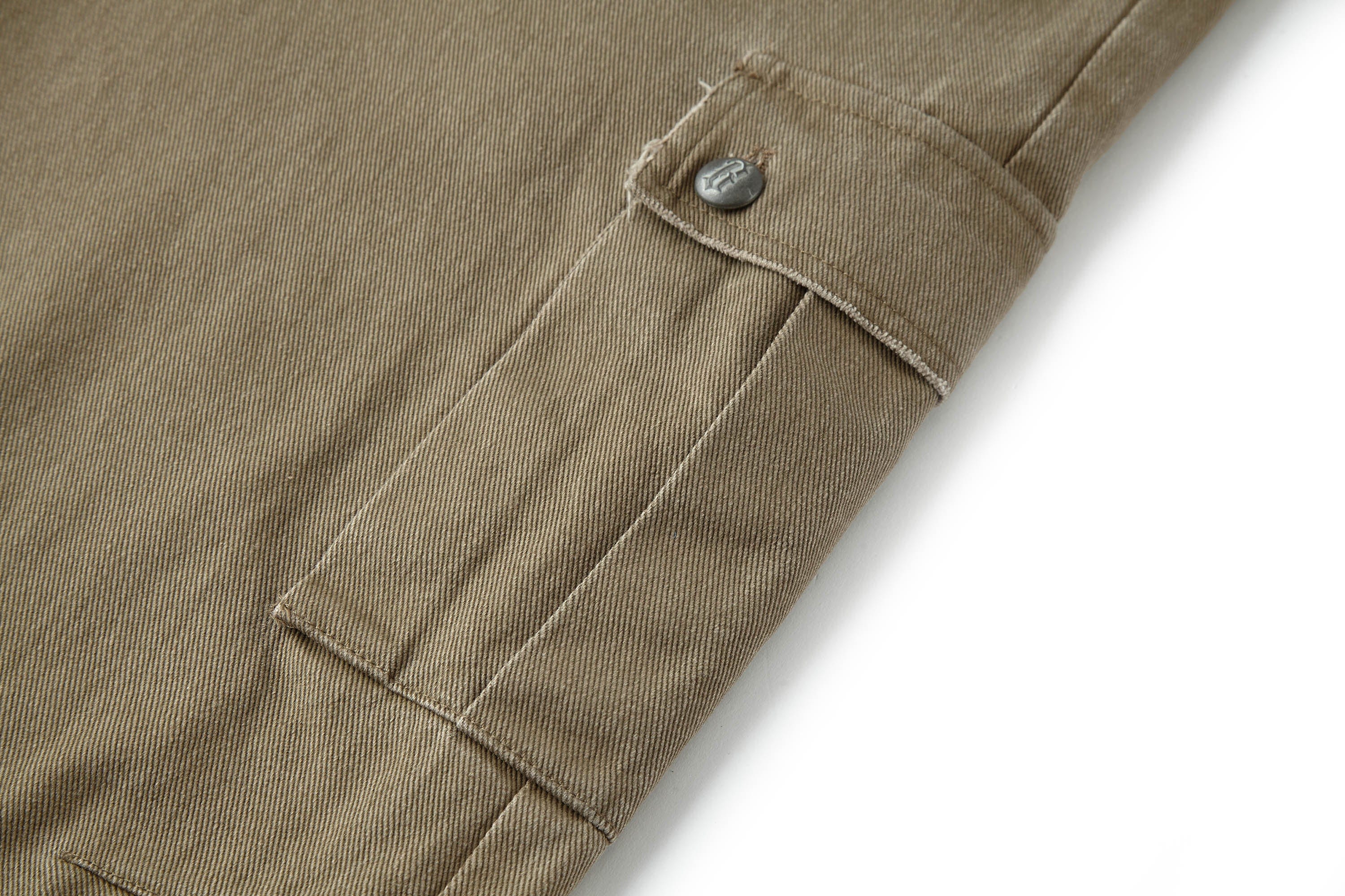 BONELESS Pleated Bellows Pocket Cargo Pants
