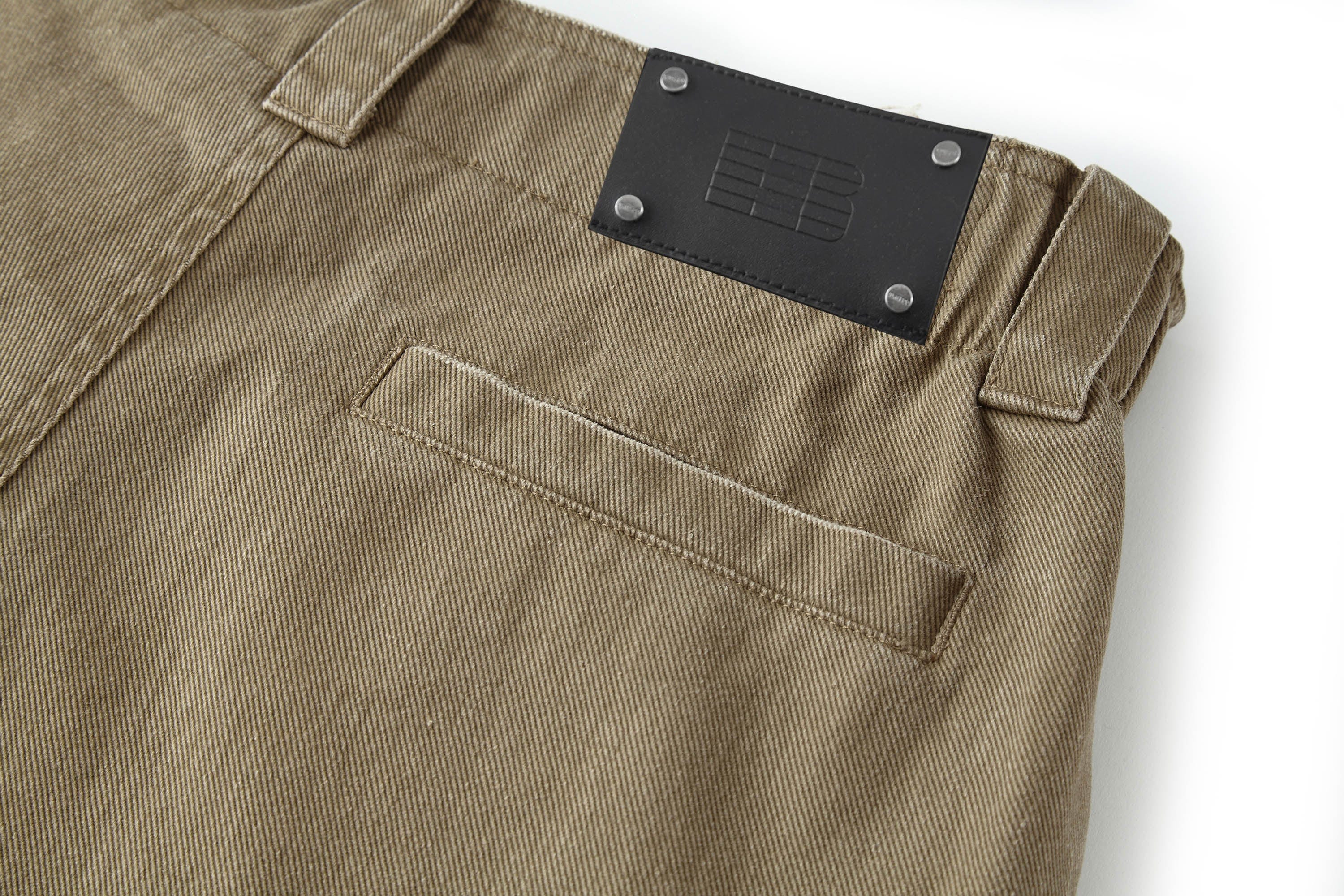 BONELESS Pleated Bellows Pocket Cargo Pants