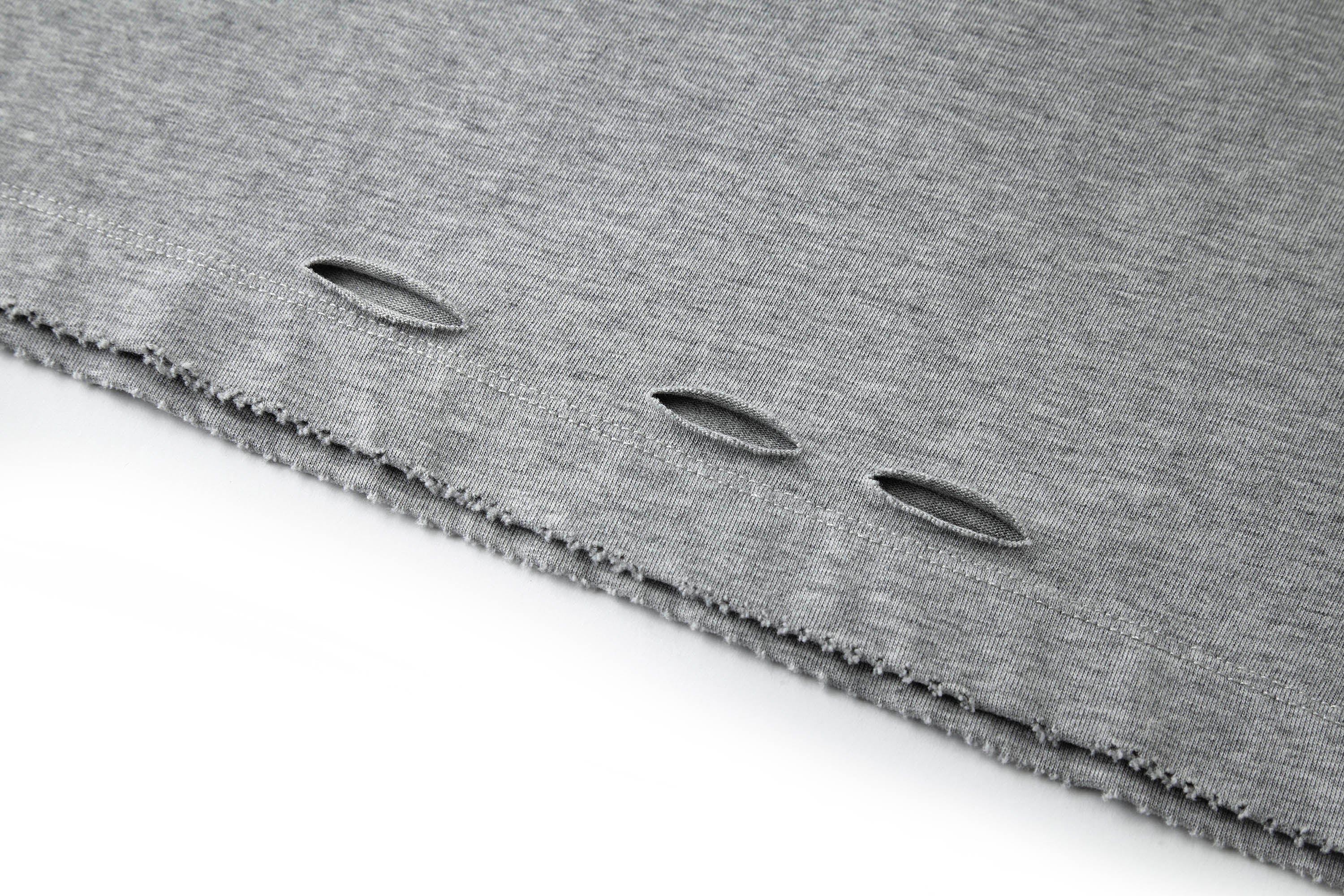 BONELESS Distressed Statement Graffiti Gradient Long-Sleeve Tee