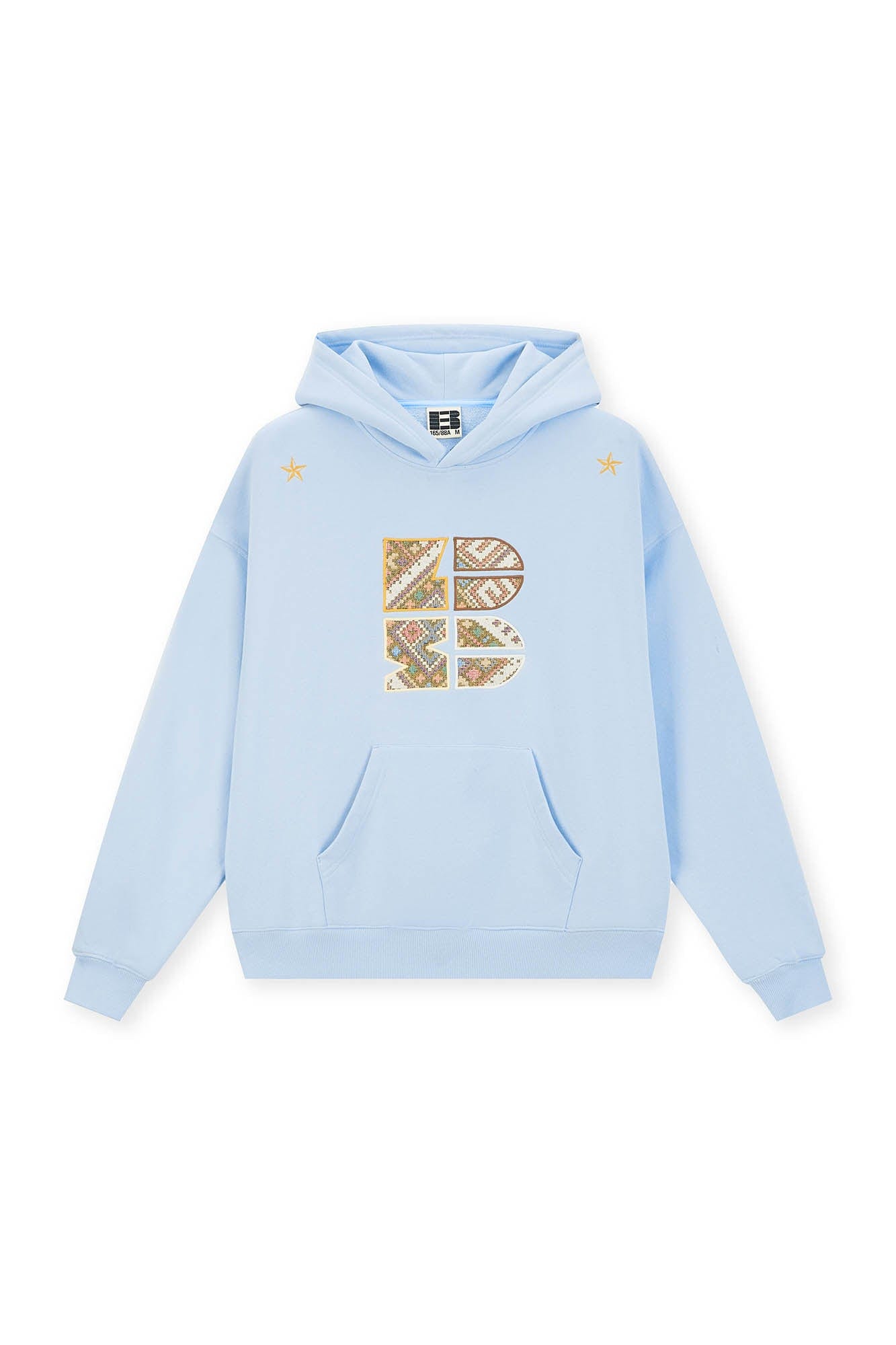 BONELESS Tribal Jacquard LOGO Patch Embroidered Hoodie