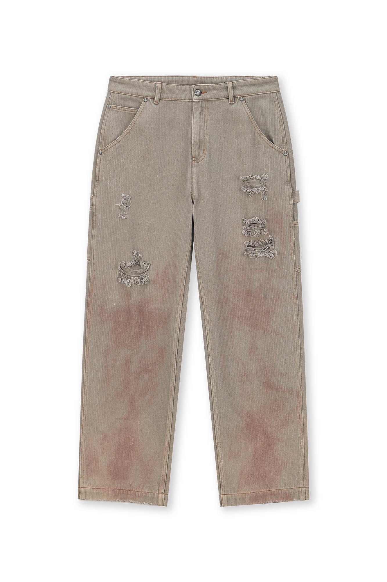 BONELESS Distressed Utility Carpenter Pants