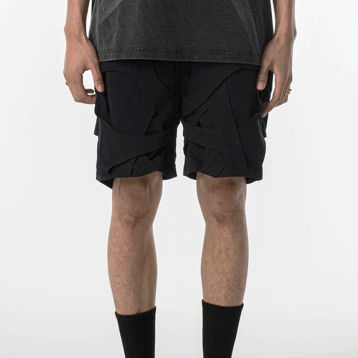 REDH Multi-Strap Bondage Shorts