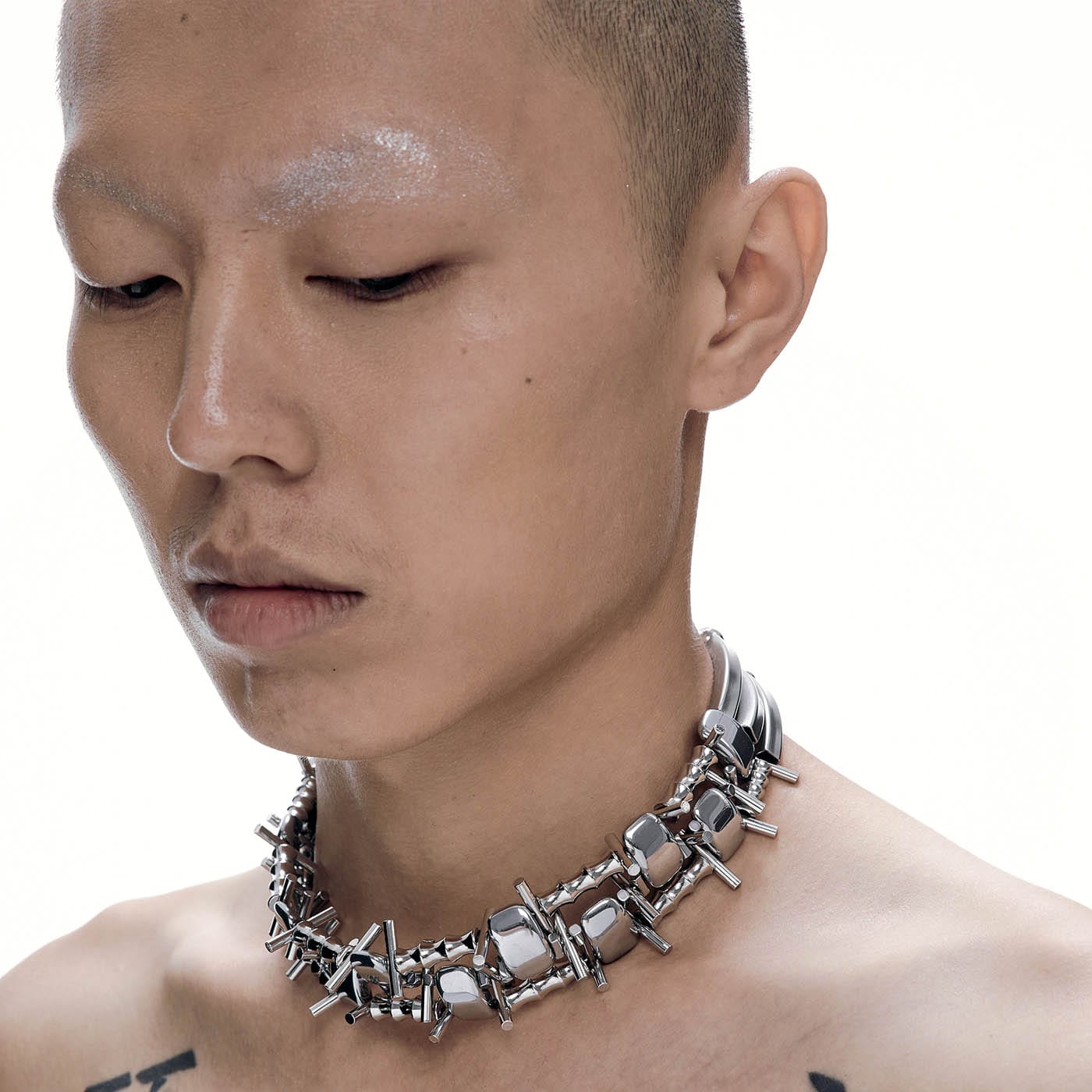 ILLUSORY Double-Strand Jointed Thorn Chocker