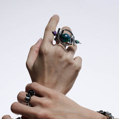 ILLUSORY Planet Beaded Ring