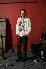 DONSMOKE×NANA Punk Band Graphic Long-Sleeve Tee