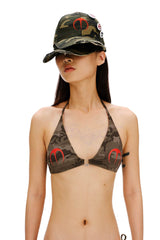 SCHWARZGOLD Distressed Camo Badge Cap