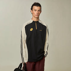 UMAMIISM Contrast Half-Zip Quick-Dry Training Jersey