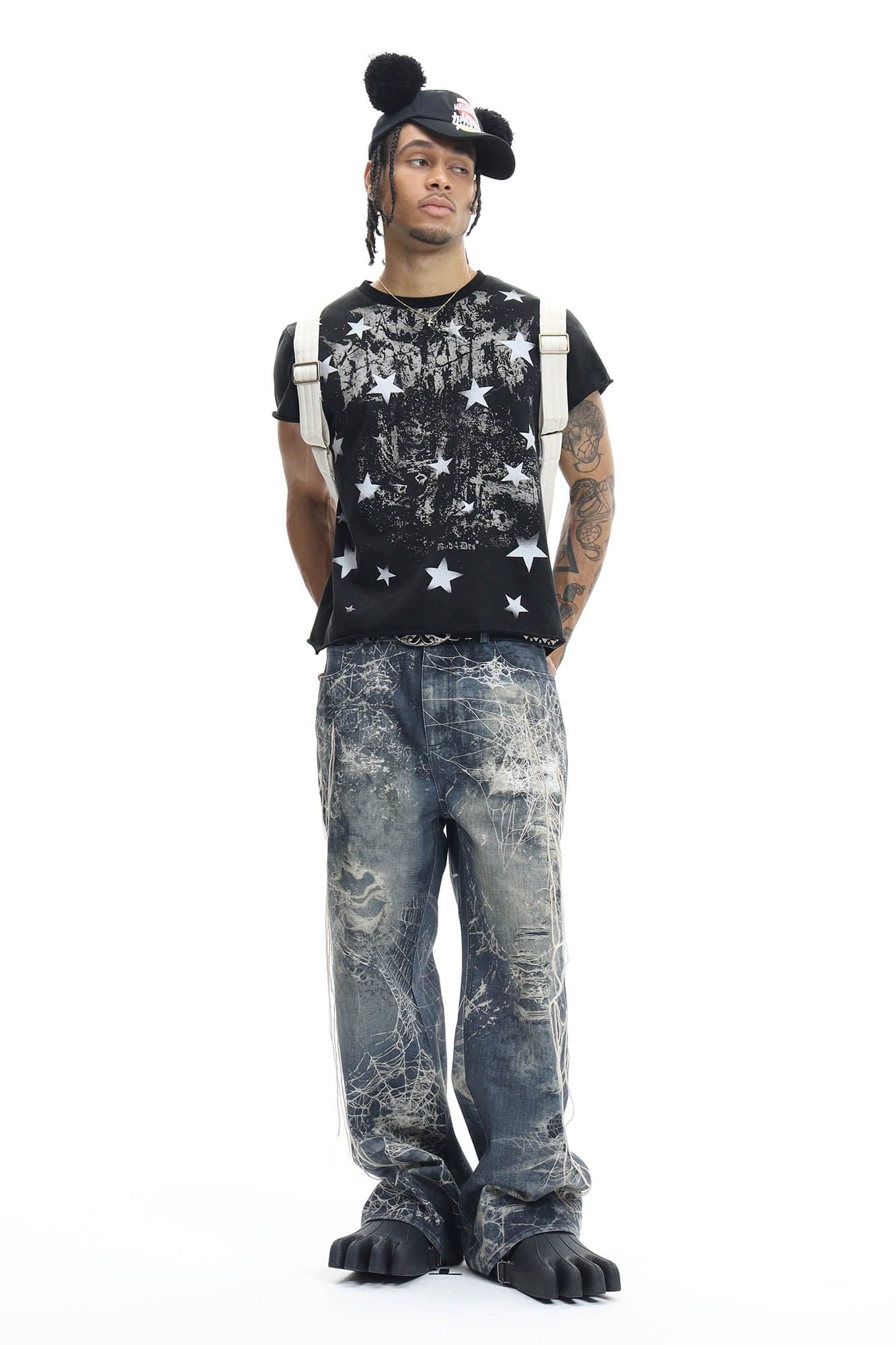 DND4DES Distressed Punk Star T-Shirt