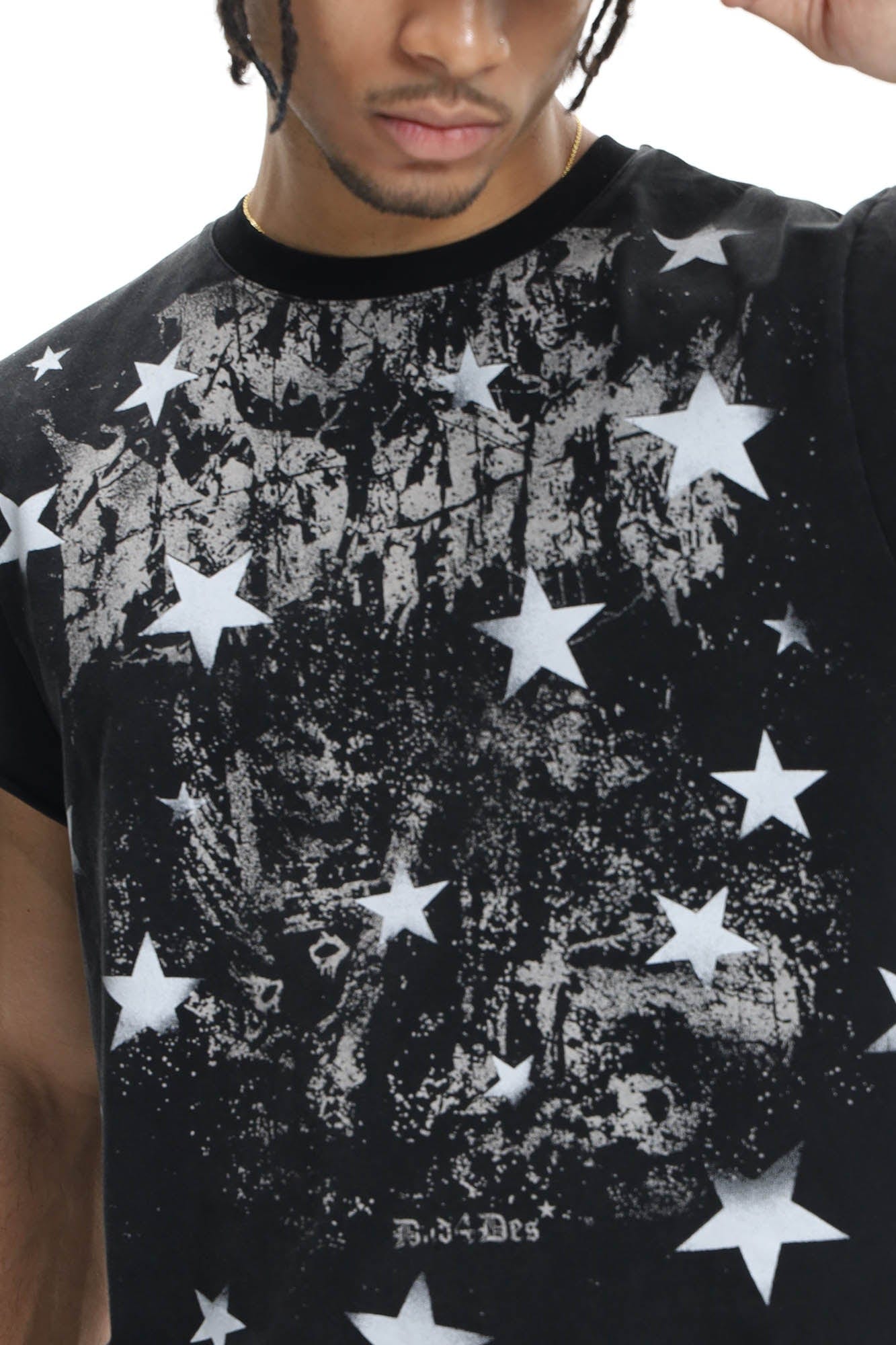 DND4DES Distressed Punk Star T-Shirt