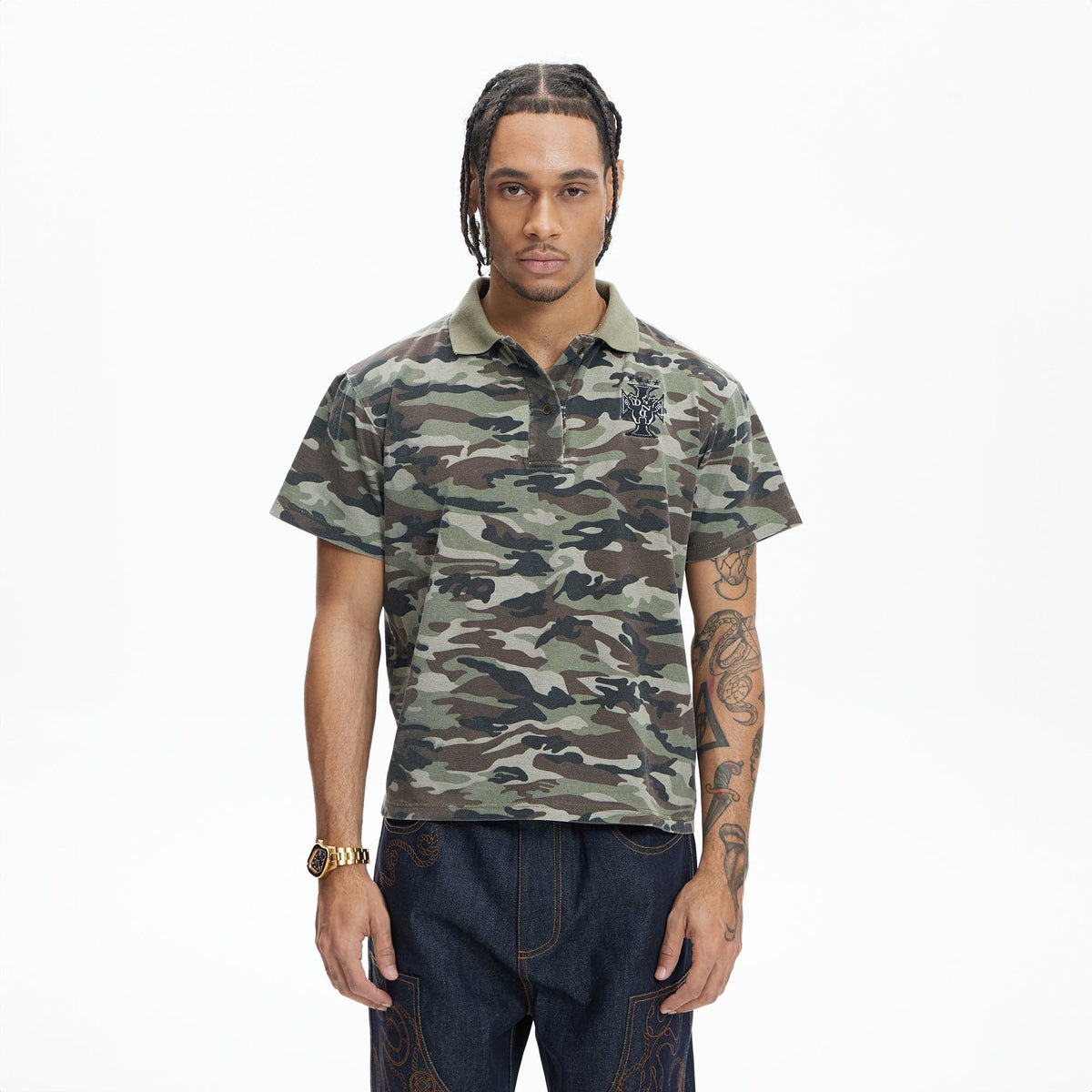 DND4DES Camo Flying Tiger Polo T-Shirt