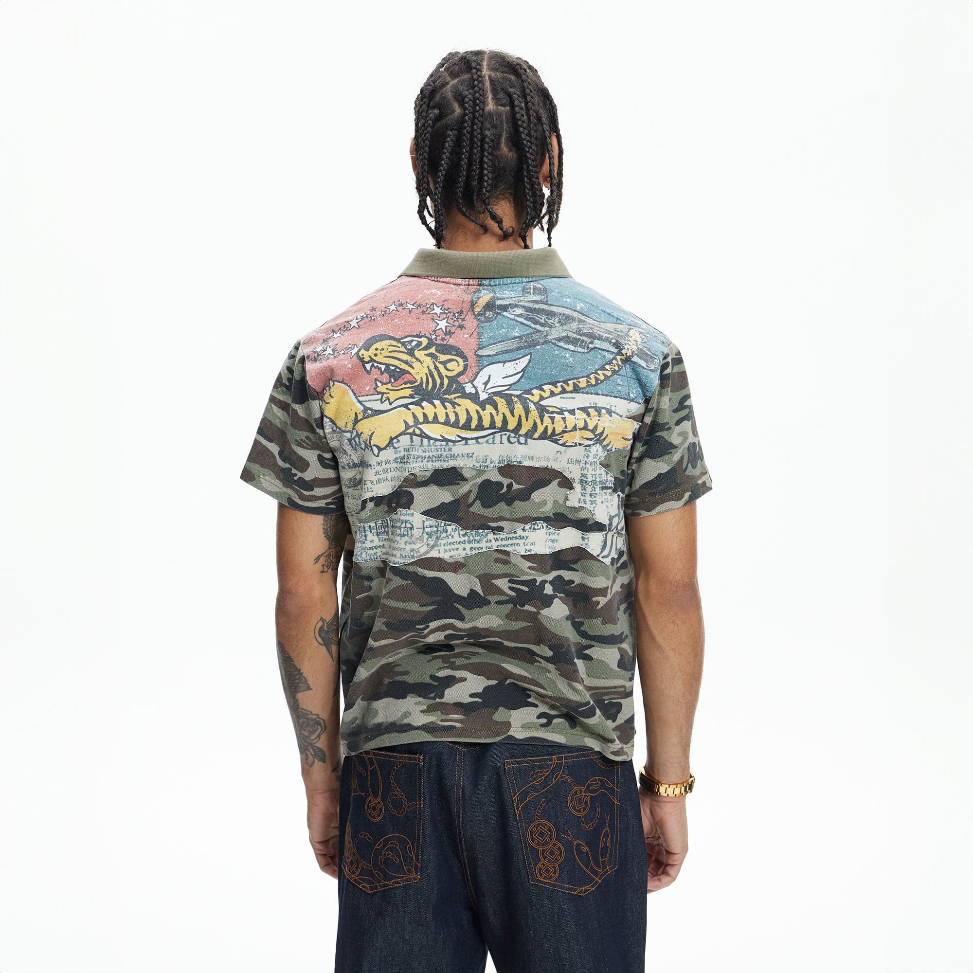 DND4DES Camo Flying Tiger Polo T-Shirt