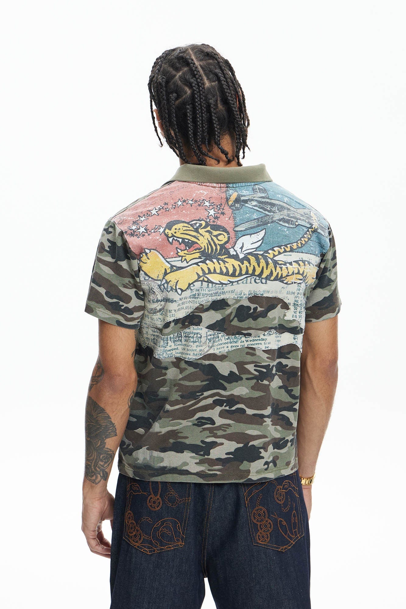DND4DES Camo Flying Tiger Polo T-Shirt
